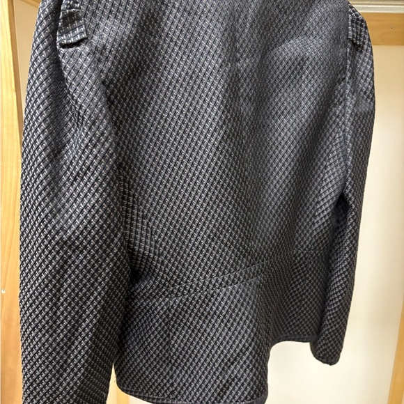 Vintage Armani Collezioni Gray Textured Blazer - Picture 4 of 7